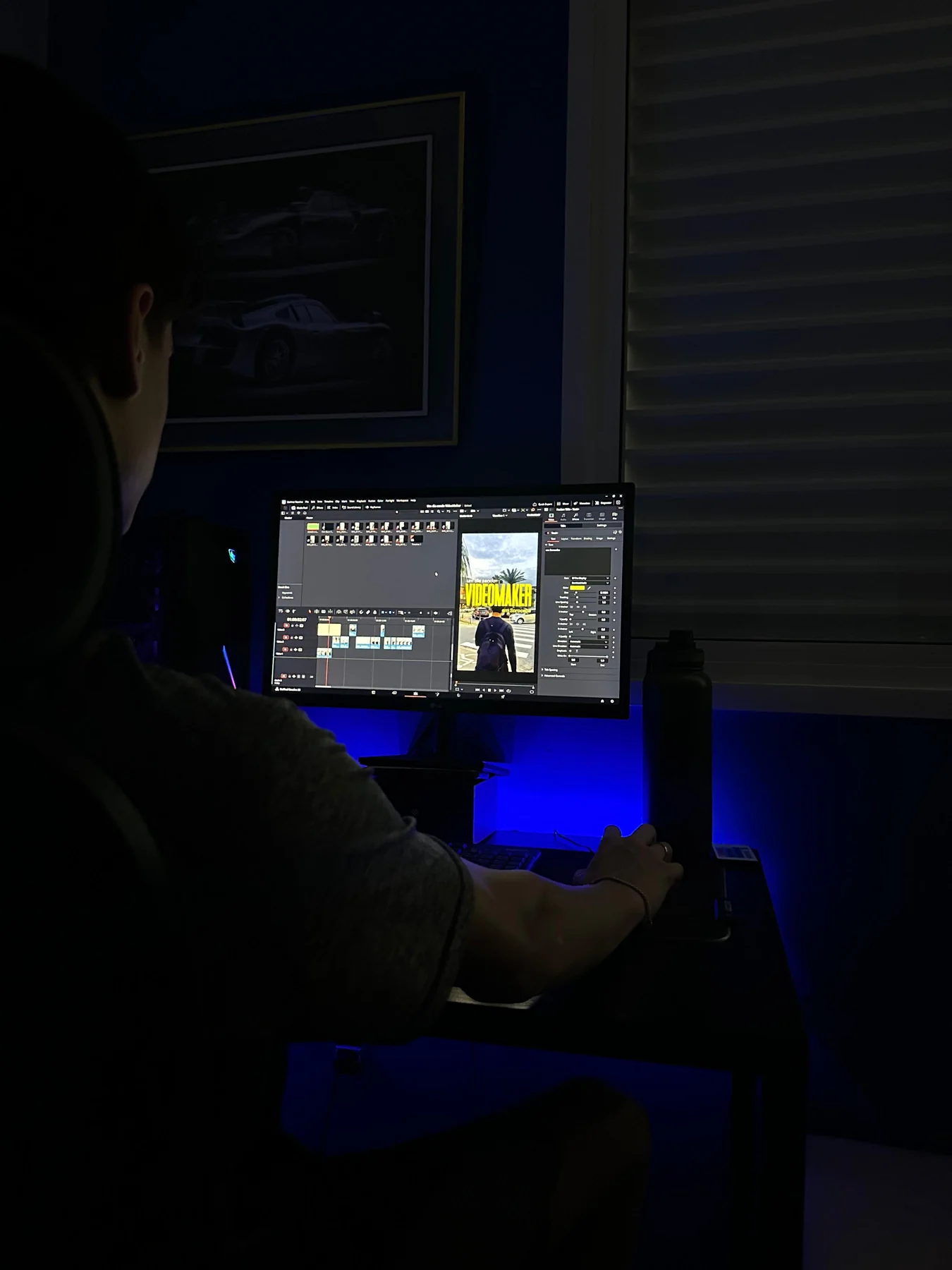 Projeto audiovisual sendo editado pela ZVision