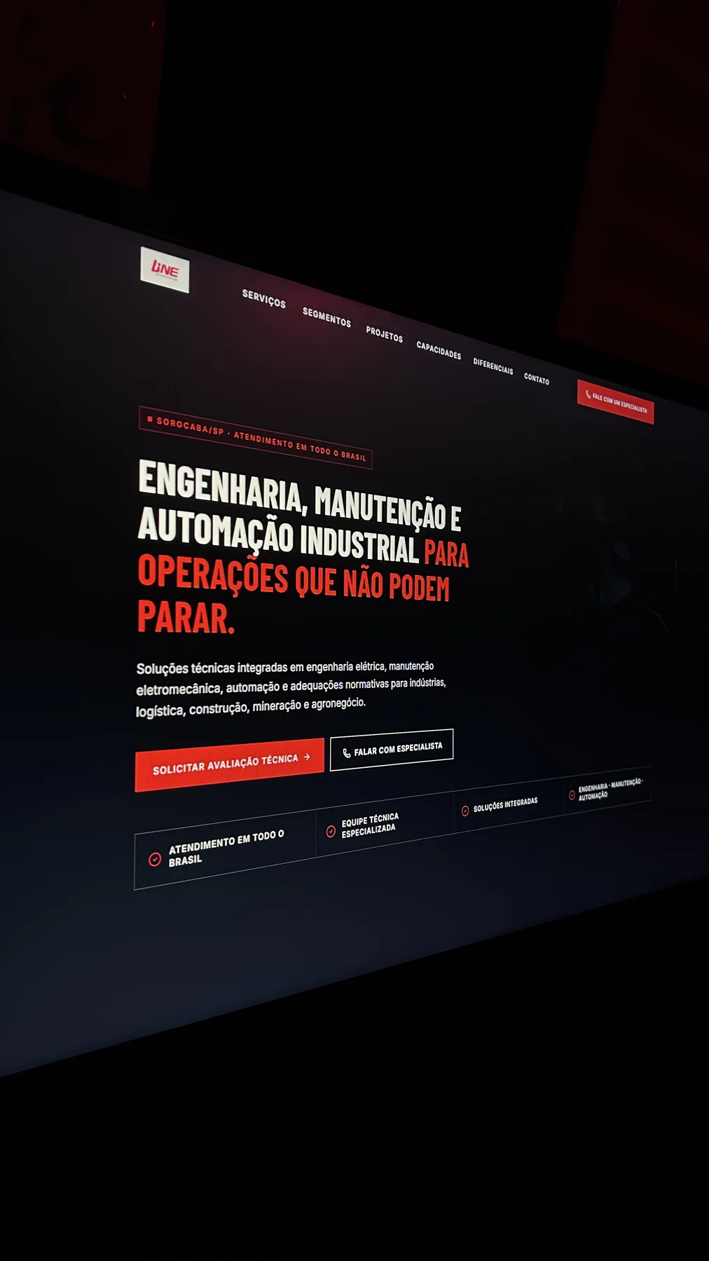 Site desenvolvido e apresentado pela ZVision